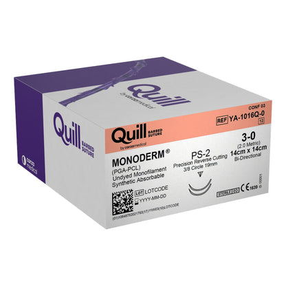 Quill™ Knotless Tissue-Closure Device, Monoderm™ Suture with Needle