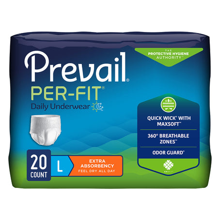 First Quality 1243751 Prevail Per-Fit Daily Underwear, Large