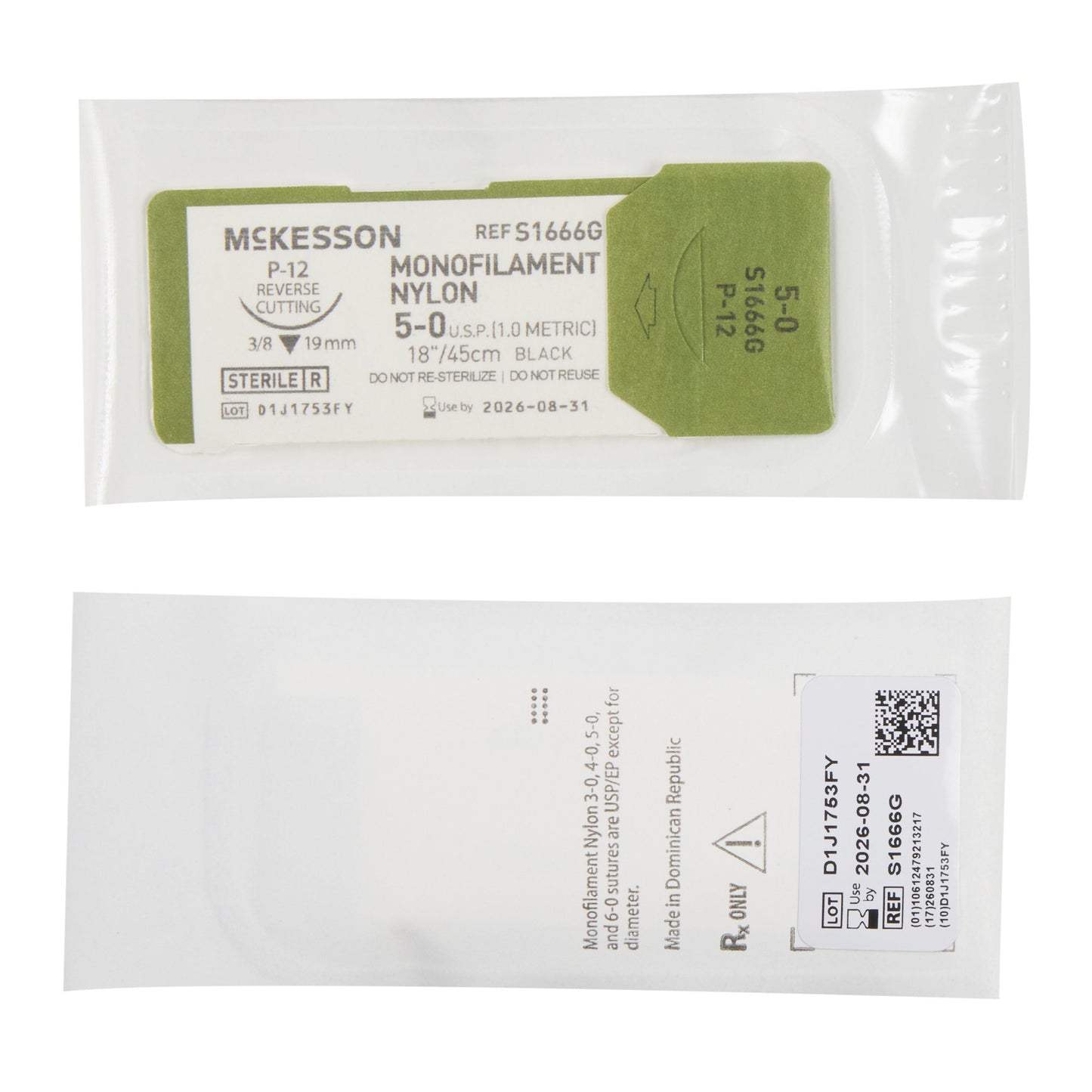 McKesson Suture with P-12 Needle
