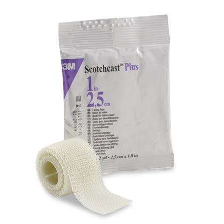 Solventum 82001 3M Scotchcast Plus Cast Tape, White, 1 Inch x 2 Yard