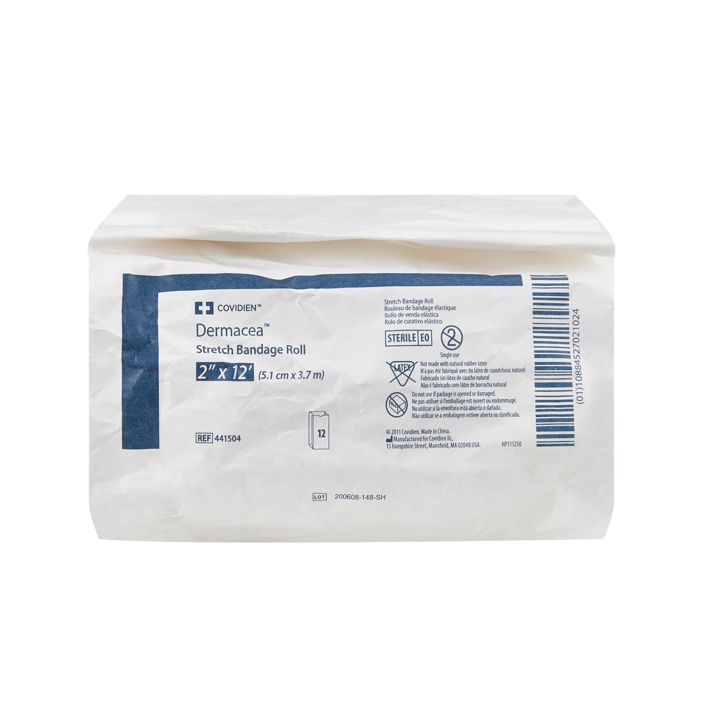 Dermacea™ Sterile Conforming Bandage, 2 Inch x 4 Yard, 1-Ply