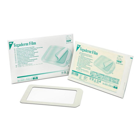 Solventum 1629 3M Tegaderm Rectangular Transparent Sterile Film Dressing, 8 x 12 Inch