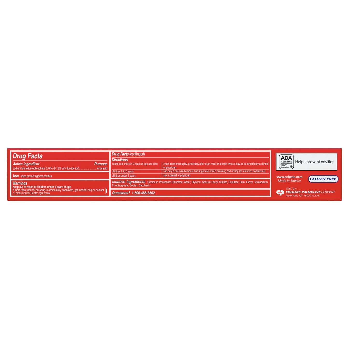 Colgate® Cavity Protection Toothpaste, 6-ounce tube