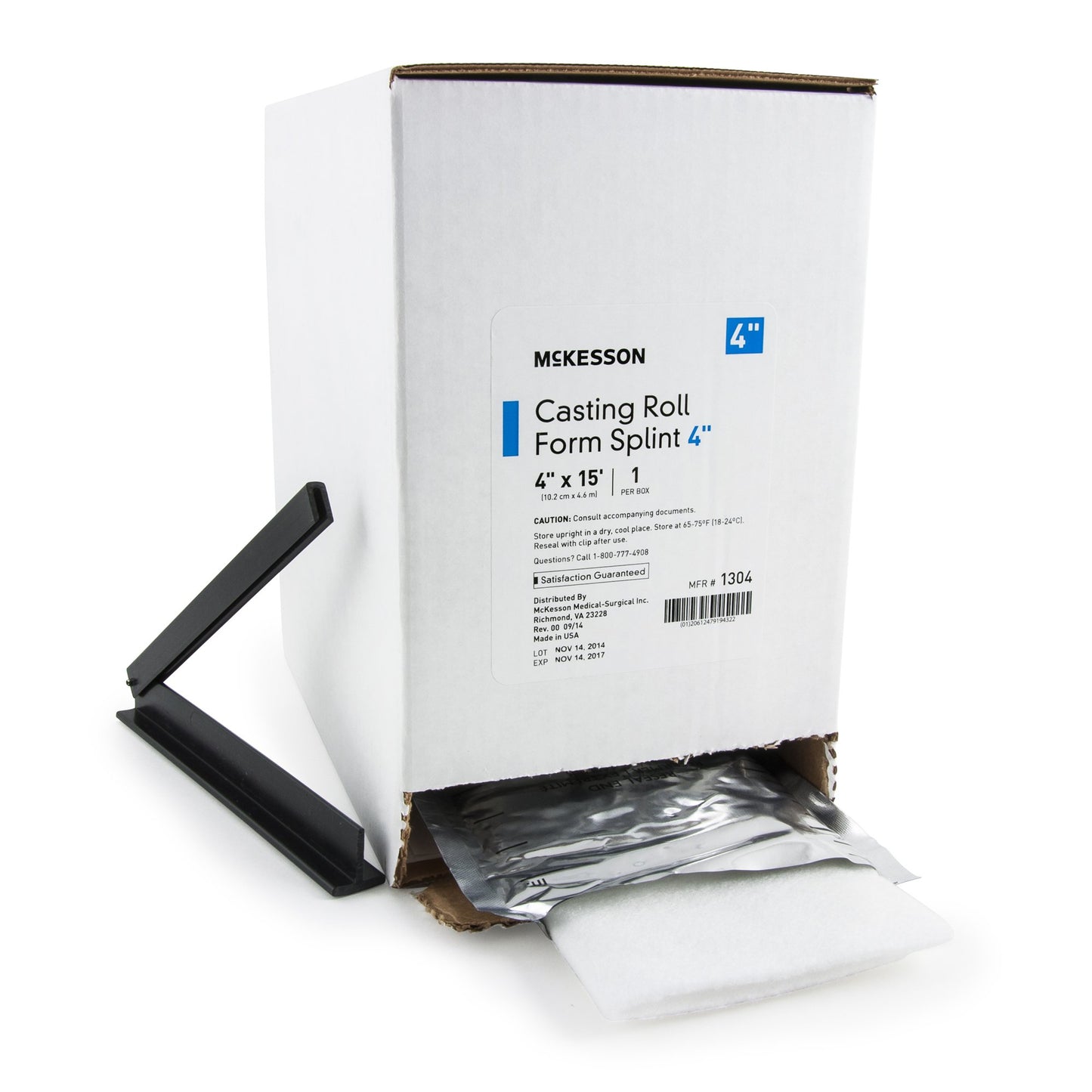 McKesson White Casting Roll Form Splints, 4 Inch x 5 Yard