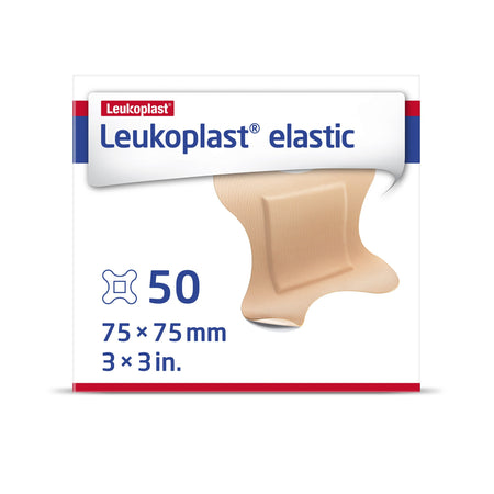BSN 7645611 Leukoplast Elastic Adhesive Strip, 3 x 3 Inch Four-Wing