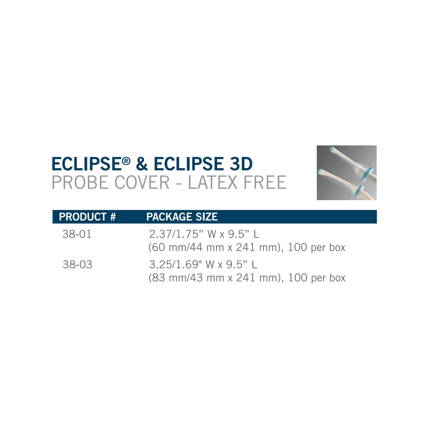 ECLIPSE® Ultrasound Probe Cover