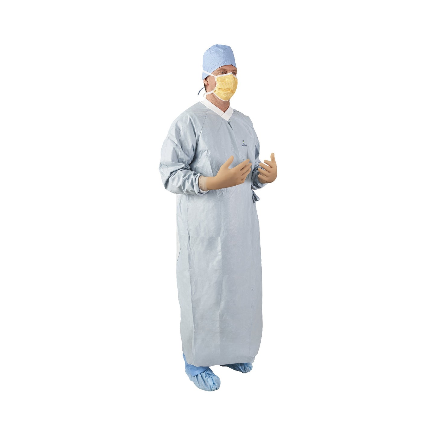 Aero Chrome Surgical Gown with Towel, Large