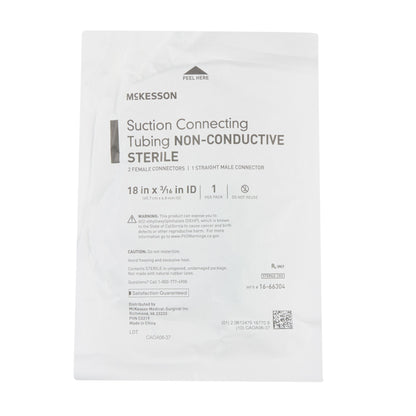 McKesson Suction Tubing, 0.188 Inch Inner Diameter, 18 Inch Length