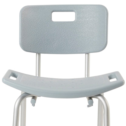 McKesson Aluminum Bath Bench, 15½ – 19½ Inch Height