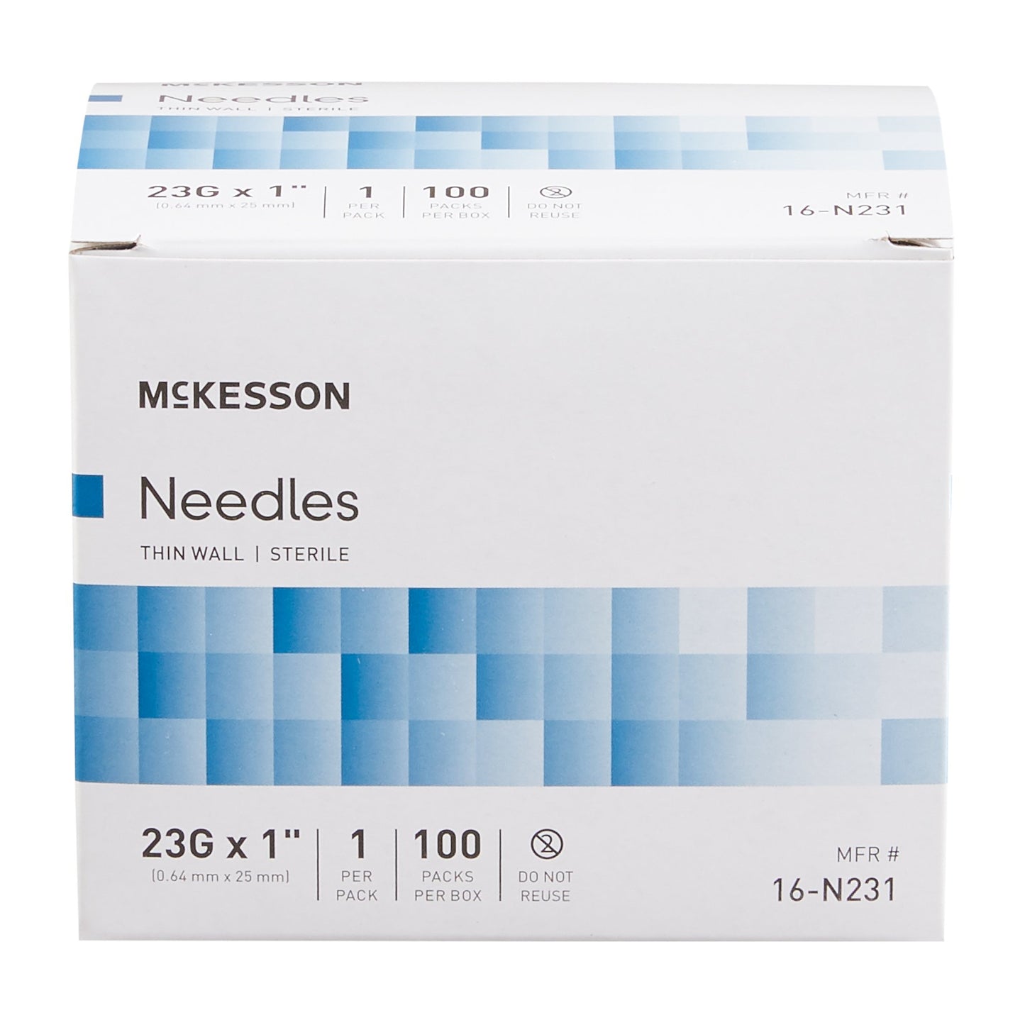 McKesson Hypodermic Needle, 23 Gauge, 1 Inch