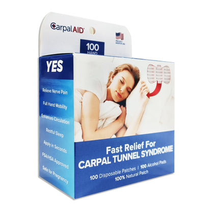 Carpal Aid® Patch Hand-Based Carpal Tunnel Support