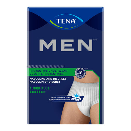 Essity 81780 Tena Men Super Plus Protective Underwear, Small / Medium