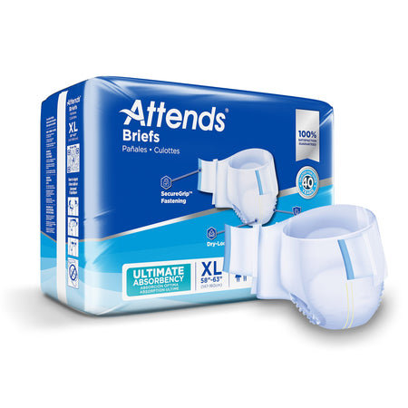 Attends DDC40 Advanced Briefs, X-Large, White
