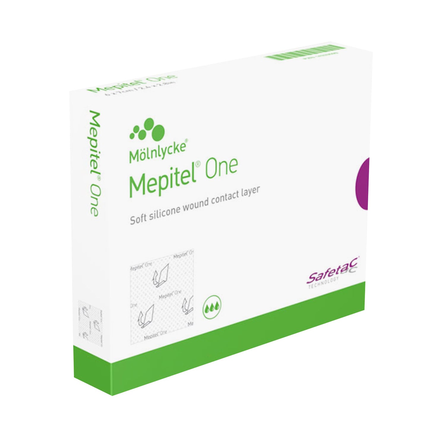 Mepitel® One Silicone Dressing, 3 x 4 Inch