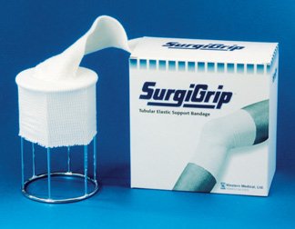 Gentell GLJ10 Surgigrip Pull On Elastic Tubular Support Bandage, 6-3/4 Inch x 11 Yard