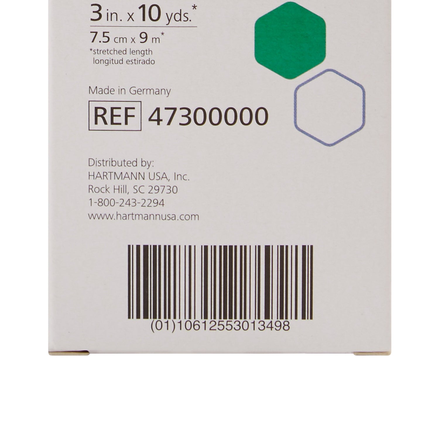 Econo-Paste® Unna Boot, 3 Inch x 10 Yard