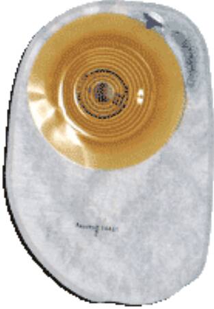 Coloplast 14441 Assura Convex Light 1-Piece Transparent Colostomy Pouch, 15 – 33mm Stoma