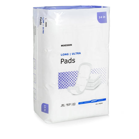 McKesson PADHV Ultra Heavy Absorbency Bladder Control Pad, 14 Inch Length