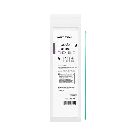 McKesson 16-1FL Inoculating Loop, Light Green,1 μL, 20-Centimeter Length