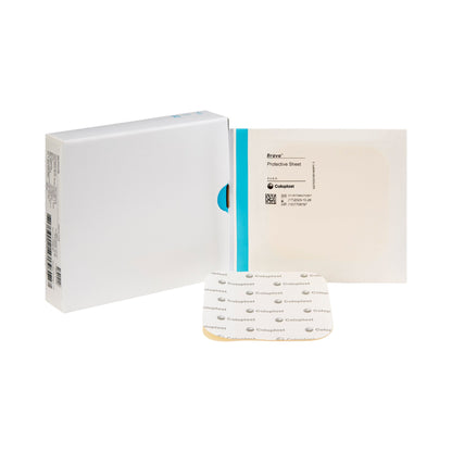 Coloplast Brava® Stoma Skin Protective Sheet, 4 x 4 Inch