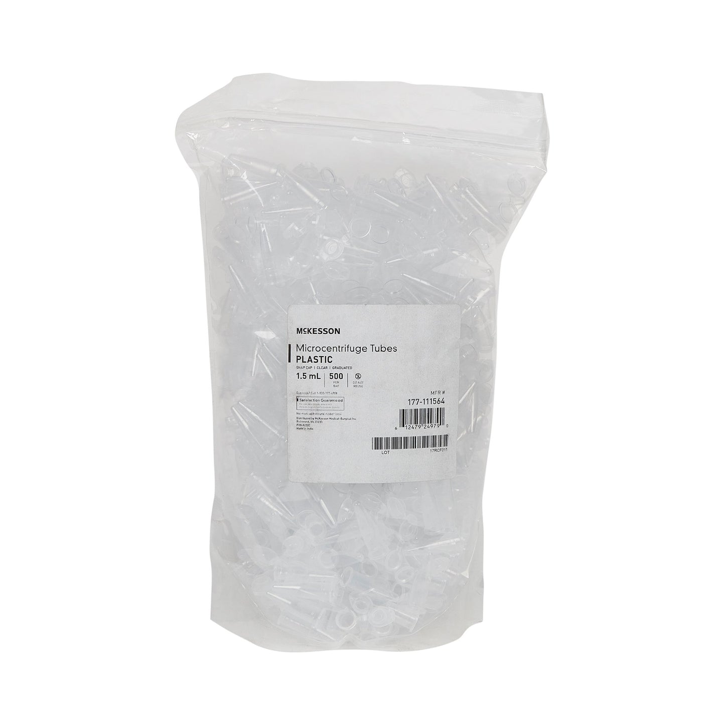 McKesson Conical Bottom Microcentrifuge Tube, 1.5 mL