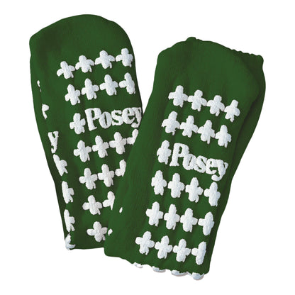 Posey® Fall Management Slipper Socks Standard Green