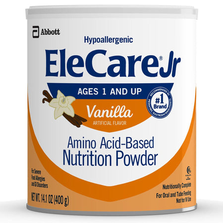 Abbott Nutrition 56585 EleCare Jr Vanilla Pediatric Nutrition Powder, 14.1-ounce can