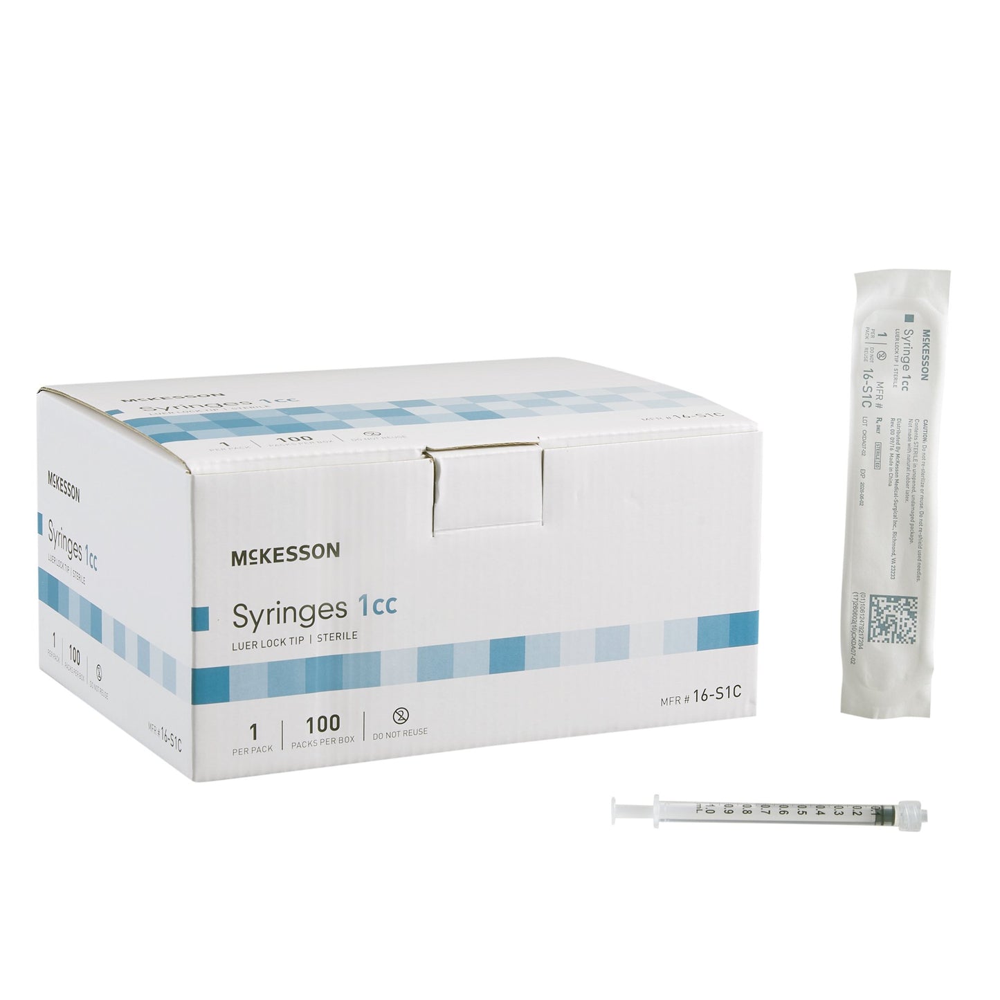 McKesson General Purpose Syringe, 1 mL