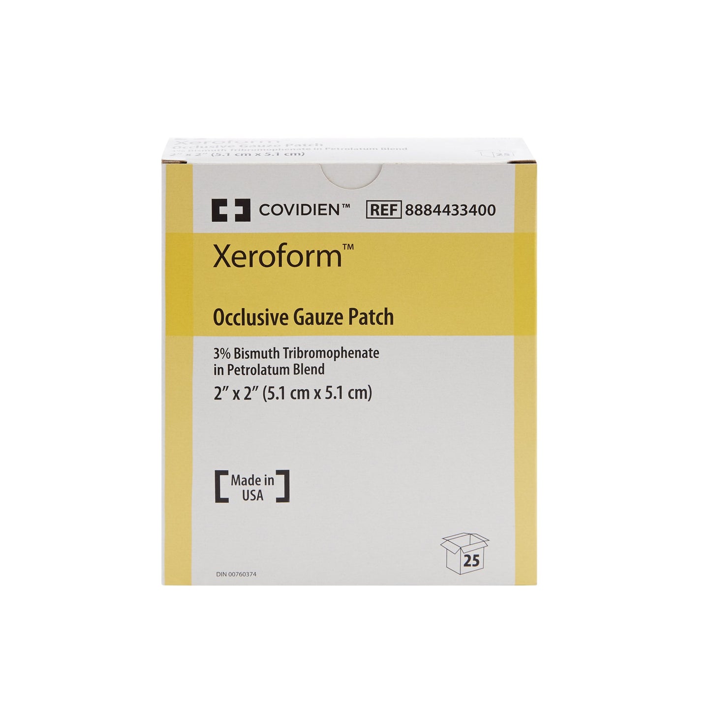 Xeroform® Occlusive Petrolatum Impregnated Dressing 2 x 2 inch