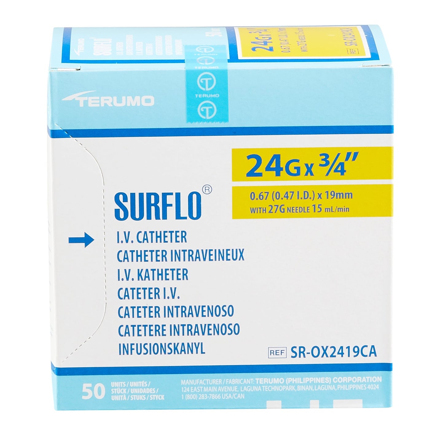 Surflo® Peripheral IV Catheter