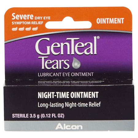 Alcon 30065051801 GenTeal Night-Time Lubricant Eye Ointment Severe Dry Symptom Relief