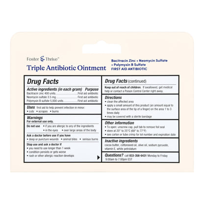 Foster & Thrive™ Triple Antibiotic Ointment