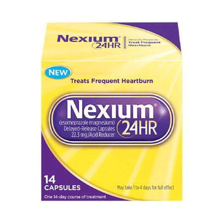 Glaxo Consumer Products 901988 Nexium 24HR Esomeprazole Magnesium 20 mg Acid Reducer Capsules