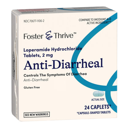 Foster & Thrive™ Anti-Diarrheal Loperamide HCl 2 mg Caplets
