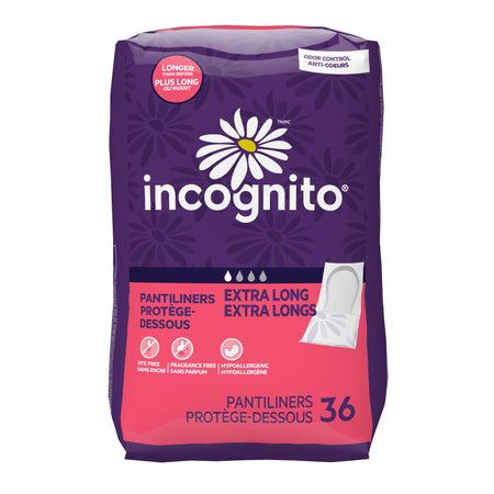 Panty Liner Incognito® Long Light Absorbency