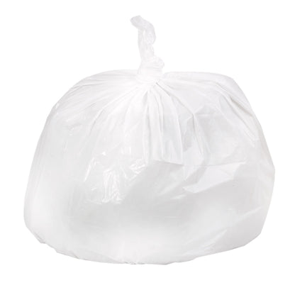 Colonial Bag Extra Heavy Duty Tuff Trash Bag, White, 33 gal.