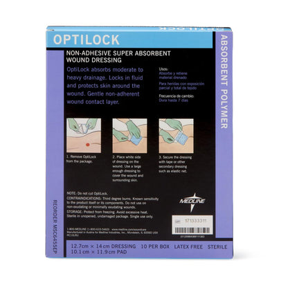 Optilock Nonadhesive Dressing, 5 x 5½ Inch