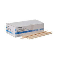 McKesson Manicure Sticks, 100% White Birch, 4.5 Inch