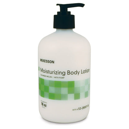 McKesson Cucumber Melon Scent Hand and Body Moisturizer, 18-oz Pump Bottle