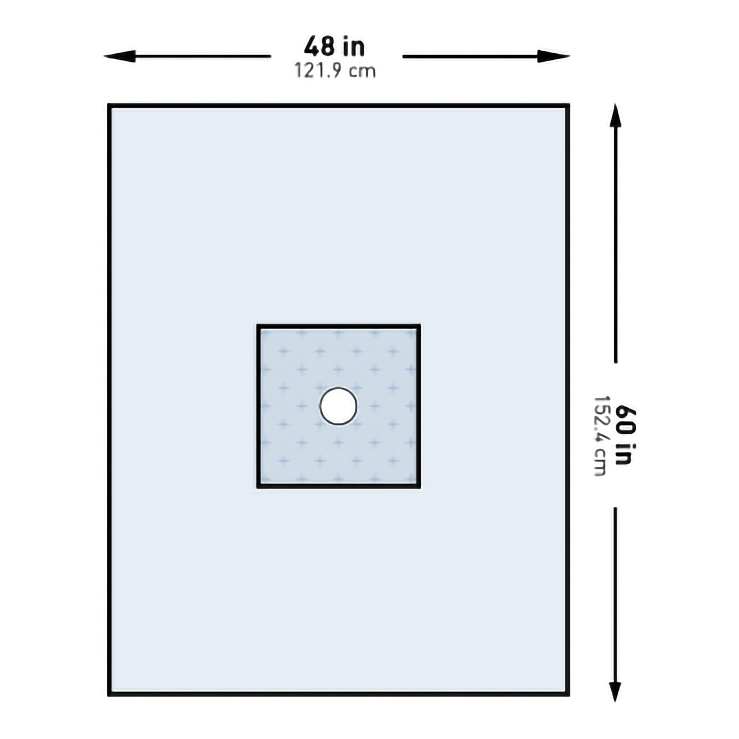 McKesson Sterile Minor Procedure Drape, 48 x 60 Inch