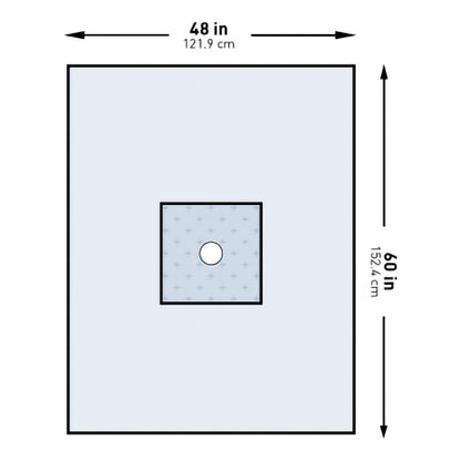 McKesson Sterile Minor Procedure Drape, 48 x 60 Inch