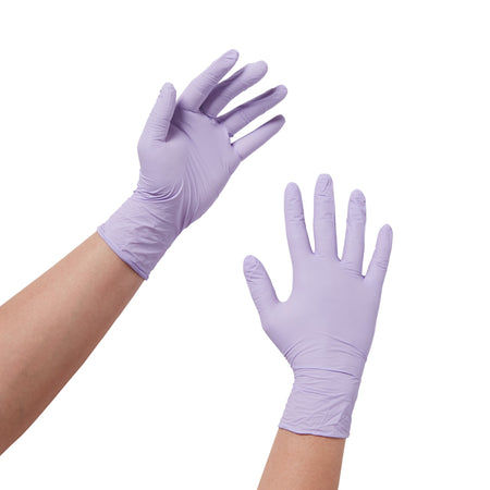 Halyard 52816 Lavender Nitrile Exam Glove, Extra Small