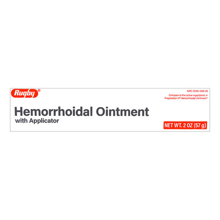 Major Pharmaceuticals 536128806 Rugby Hemorrhoidal Ointment, 2 ounces, with Applicator