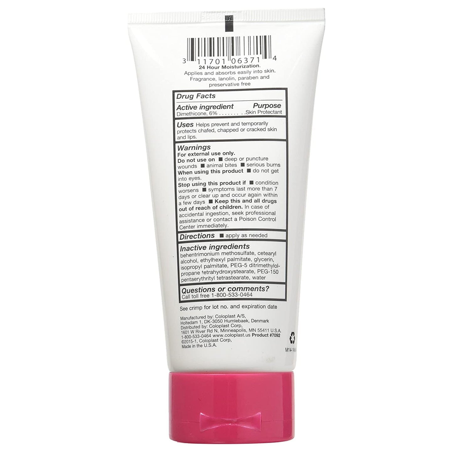 Sween 24 body moisturizer 7092 showing 5 oz size with 6 percent dimethicone and CHG compatible formula