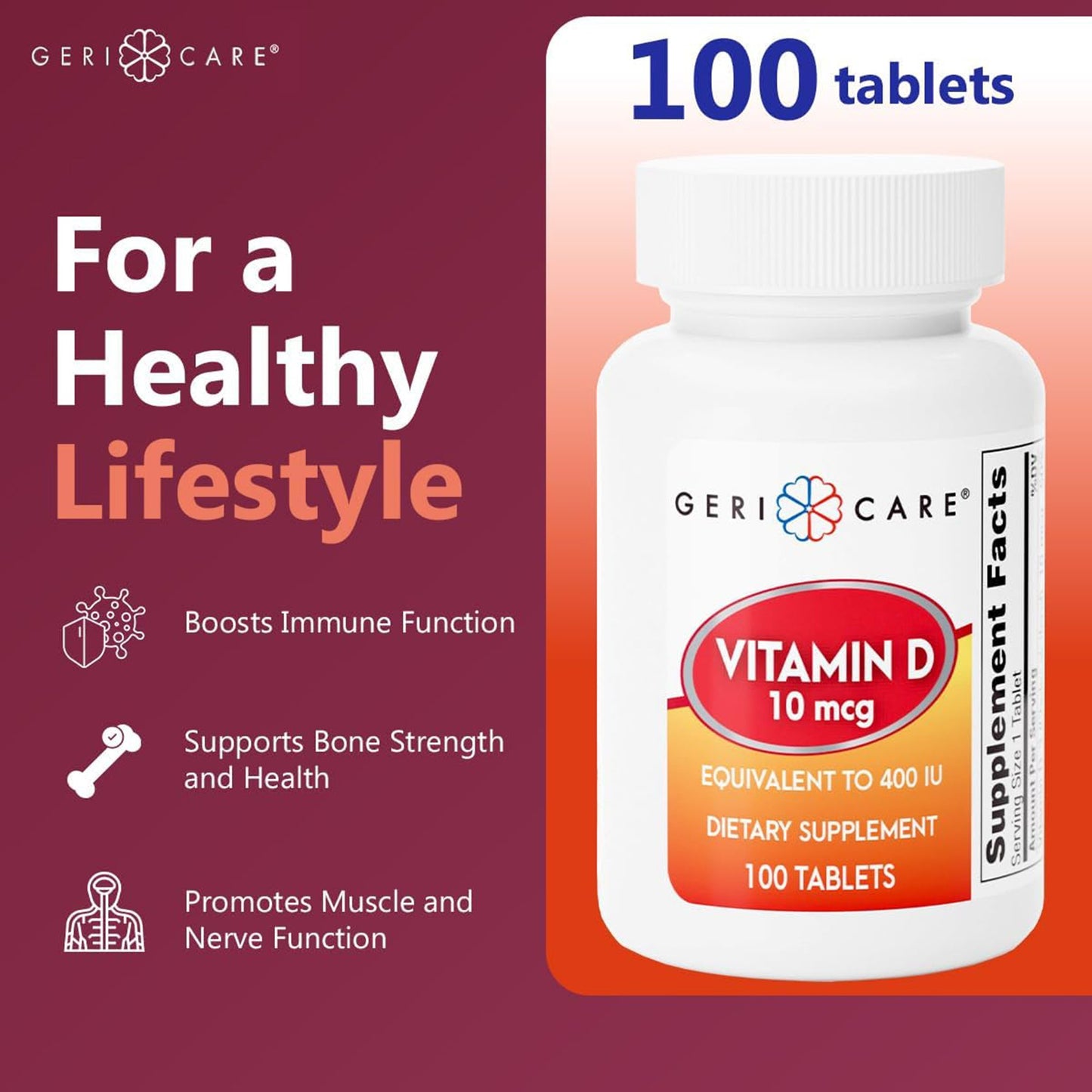 Geri-Care® Vitamin D-3 Supplement