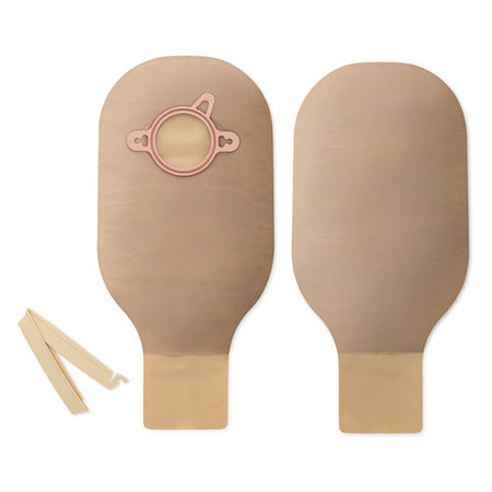 Hollister 18144 New Image Beige Colostomy Pouch, Pre-cut to Fit 70 mm Stomas, Blue Match