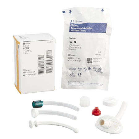 Medtronic 6CFN Shiley Tracheostomy Tube Size 6 Uncuffed Fenestrated Reusable IC