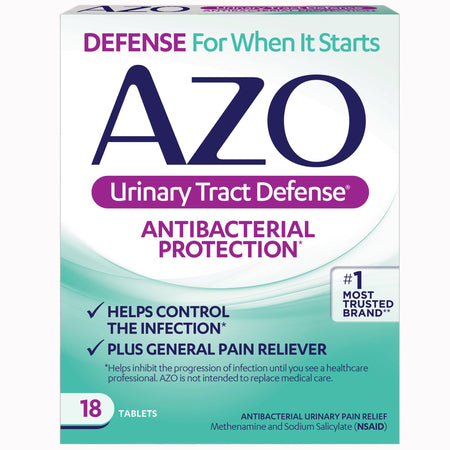 i-Health Inc 1268935 Urinary Pain Relief AZO Tract Defense 162 mg - 162.5 mg Strength Methenamine /