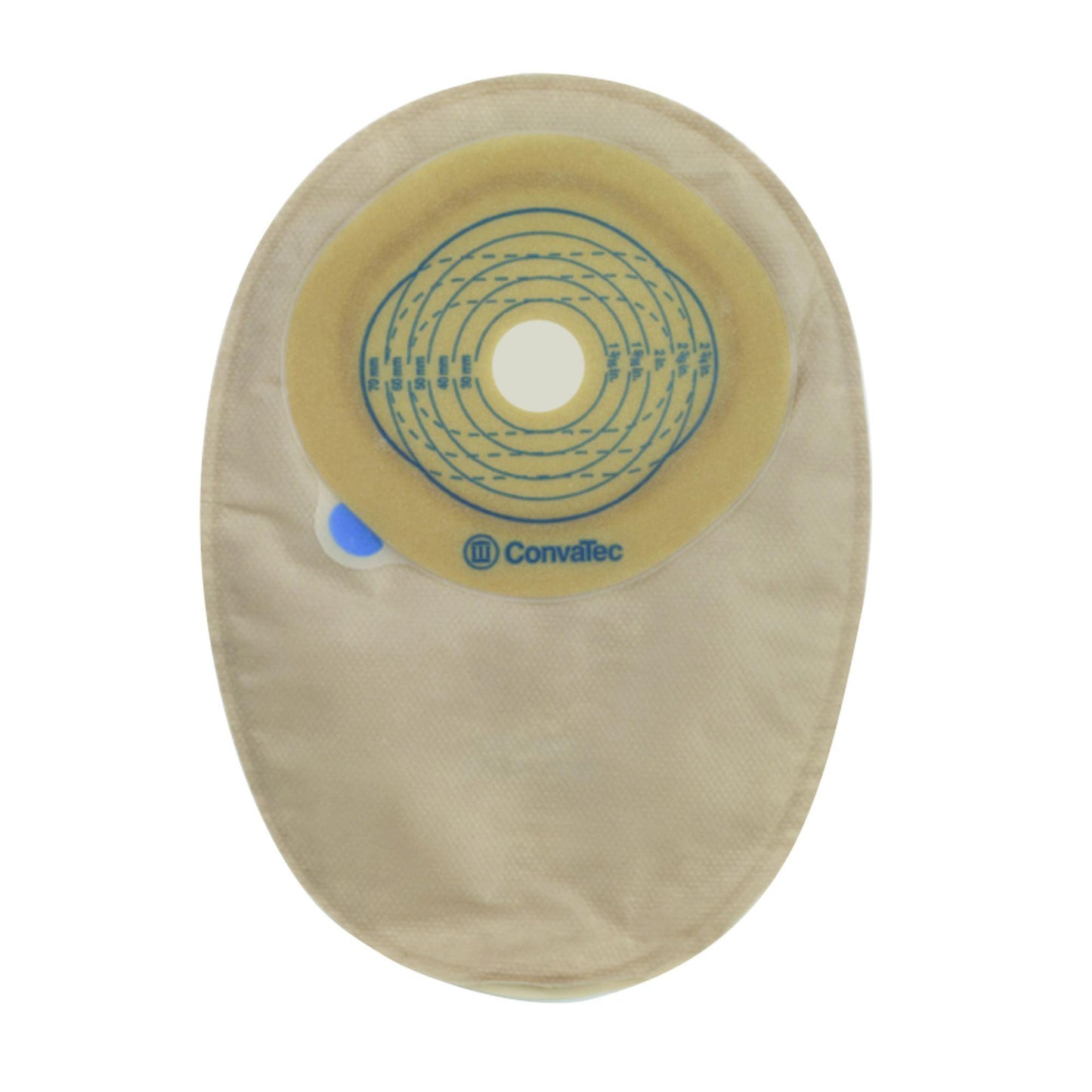 Esteem® + One-Piece Closed End Transparent Filtered Ostomy Pouch, 30 – 50 Stoma