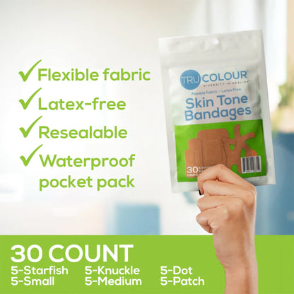 TruColour® Olive Adhesive Strips, Assorted Shapes and Sizes
